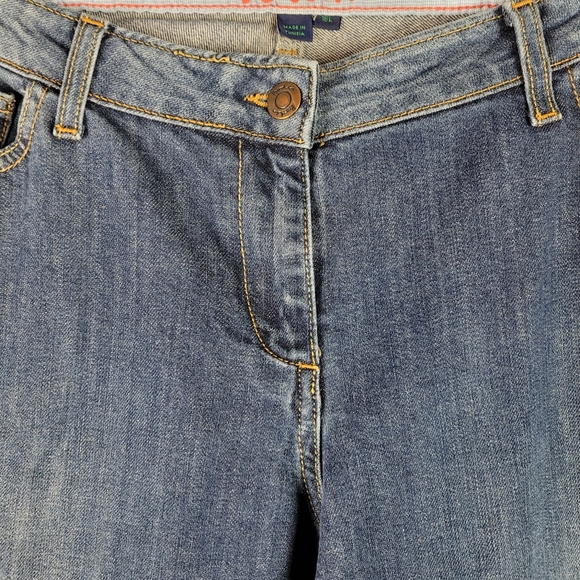 Boden Womens Boot Cut Flare Leg Denim Blue Jeans Plus Size 16 Long - Picture 5 of 13
